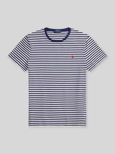 Polo Ralph Lauren T-shirt Slim Fit z czystej bawełny Granatowy 2