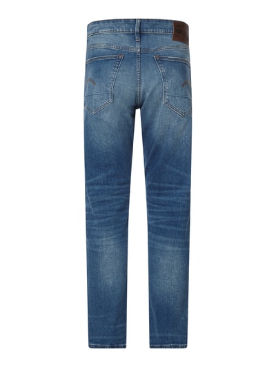 G-Star Raw Straight Tapered Fit Jeans mit Stretch-Anteil Modell '3301' Jeansblau 3