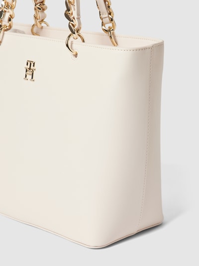 Tommy Hilfiger Tote Bag mit kurzen Henkeln Modell 'CHIC' Ecru 3