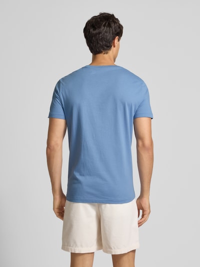 Polo Ralph Lauren Custom Slim Fit T-Shirt mit Label-Stitching Blau 5