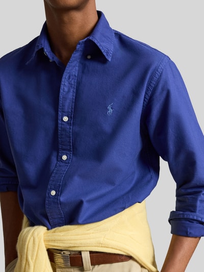 Polo Ralph Lauren Custom Fit Freizeithemd aus reiner Baumwolle Dunkelblau 3