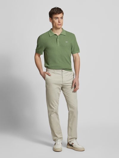 Gant Regular Fit Poloshirt mit Strukturmuster Schilf 1