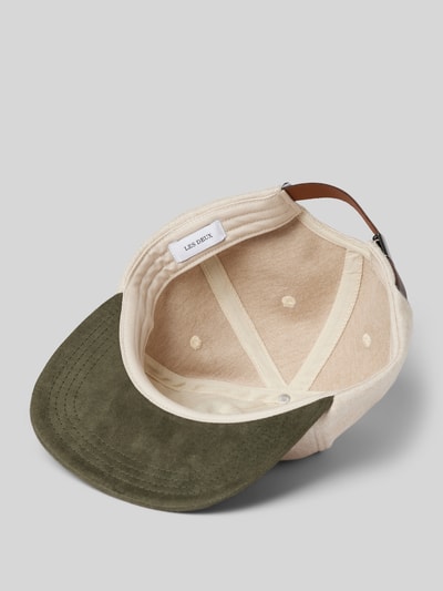 Les Deux Basecap mit Label-Stitching und Viskose-Anteil Offwhite 2