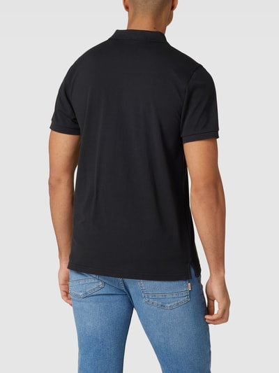 Gant Poloshirt mit Label-Stitching Schwarz 5