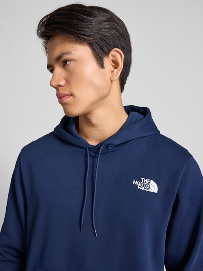 The North Face Hoodie mit Label-Print Marine 3