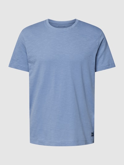 Tom Tailor T-Shirt mit melierter Optik Modell 'Uni Slub Tee' Ocean 2
