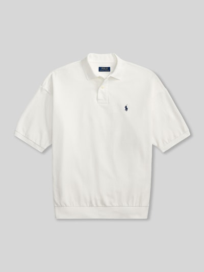 Polo Ralph Lauren Koszulka polo z czystej bawełny o kroju loose fit Biały 2