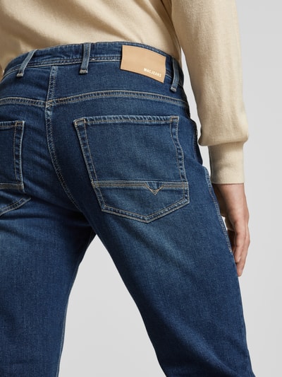 MAC Straight Fit Jeans im 5-Pocket-Design Modell 'Arne' Blau 3