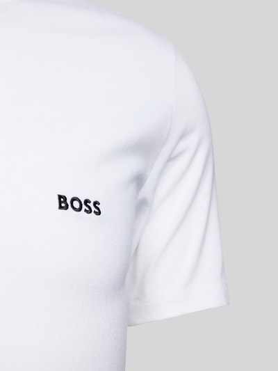 BOSS T-shirt met labelstitching in een set van 3 stuks Zwart - 2