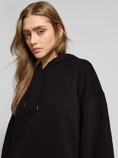 Review Oversized Hoodie mit gerippten Abschlüssen Black 3