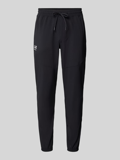 Under Armour Tapered Fit Trainingshose mit Logo Print Modell 'Vibe' Black 2
