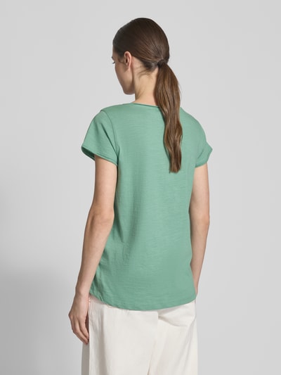 Tom Tailor T-shirt o kroju regular fit z czystej bawełny Miętowy 5