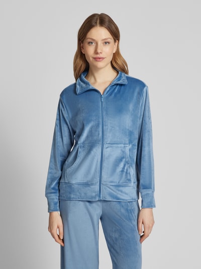 Christian Berg Woman Sweatjacke mit Stehkragen Rauchblau 4