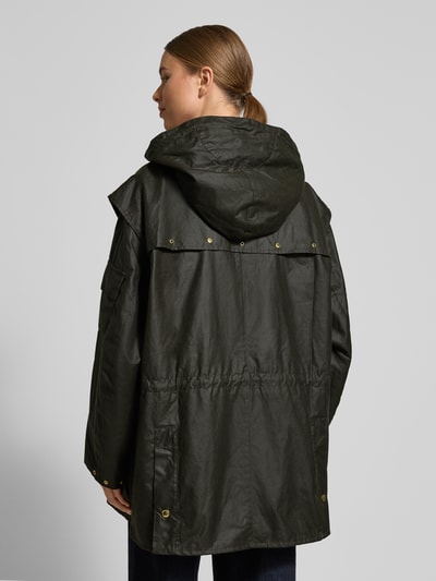 Barbour Regular Fit Funktionsjacke aus reiner Baumwolle (gewachst) Oliv 5