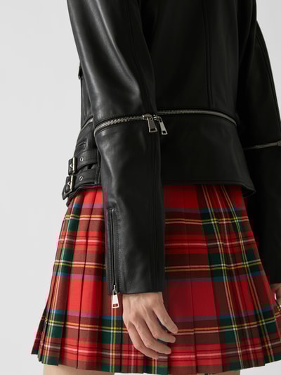 Christopher Kane Lederjacke mit Reißverschluss Schwarz 6