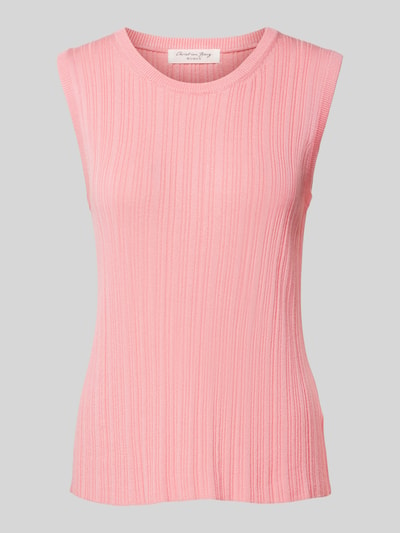 Christian Berg Woman Tanktop in Strick-Optik Pink 1