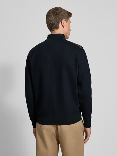 bugatti Sweatjacke mit Stehkragen Modell 'Selanik' Marine 5