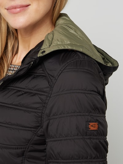 camel active Steppjacke mit abnehmbarer Kapuze - wasserabweisend Black 5