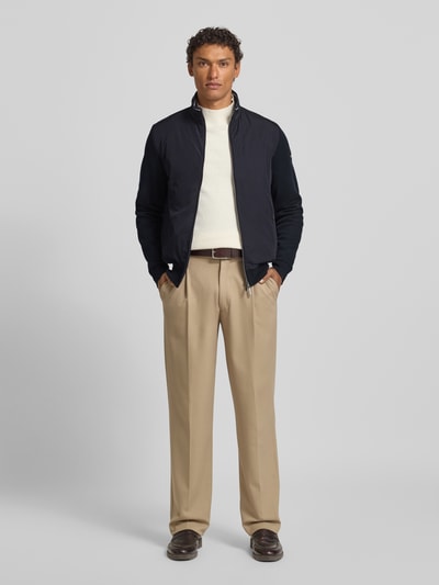 bugatti Sweatjacke mit Stehkragen Marine 1
