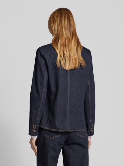 Someday Blazer mit Brustleistentasche Modell 'Niara' Jeansblau 5