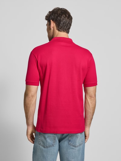 Lacoste Koszulka polo o kroju Regular Fit z czystej bawełny Mocnoróżowy 5