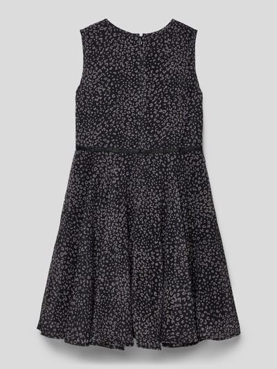 Happy Girls Kleid mit Animal-Print Schwarz 3