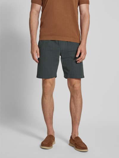Christian Berg Men Shorts mit elastischem Bund Stein 4