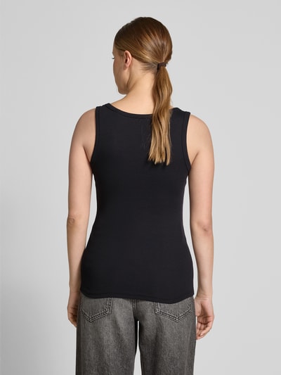 Guess Tanktop mit Logo und Ziersteinbesatz BLACK 5