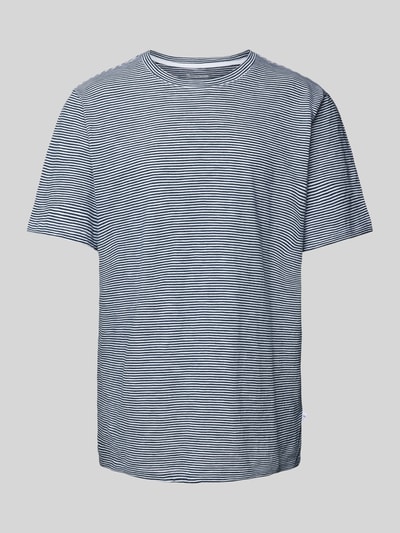 Knowledge Cotton Apparel T-shirt o kroju regular fit z okrągłym dekoltem model ‘Narrow’ Złamany biały 2