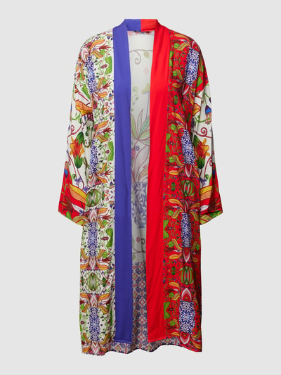 Risy & Jerfs Kimono mit Allover-Muster Modell 'Pampelona' Hellrot 2