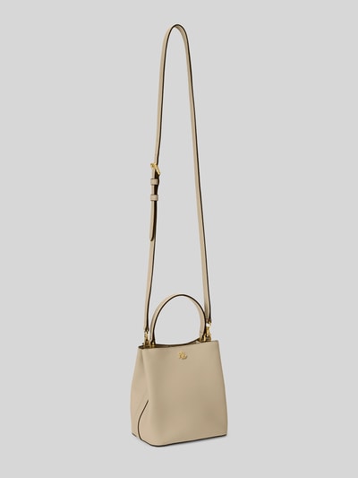 Lauren Ralph Lauren Handtas met twee handvatten van puur leer Beige - 3