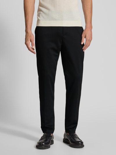 s.Oliver BLACK LABEL Slim Fit Jogpants aus Stretch-Jersey Modell 's.O JOGG' Black 4