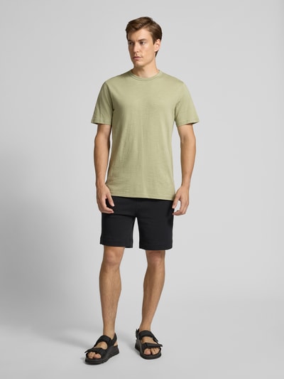 BOSS Orange Regular fit sweatshorts van puur katoen Zwart - 1