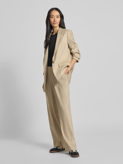 Drykorn Blazer met reverskraag, model 'BUNDREY' Zand - 1