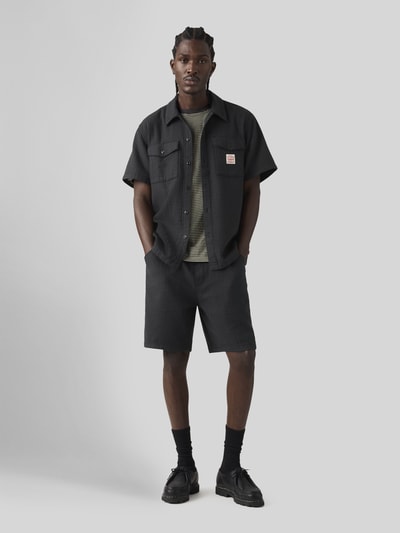 Levi's® Regular Fit Sweatshorts aus reiner Baumwolle Anthrazit 1