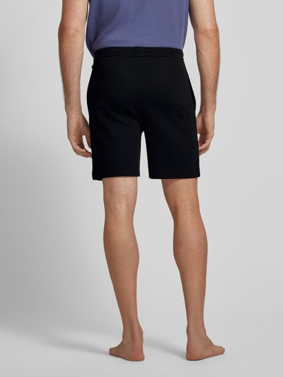 BOSS Regular Fit Sweatshorts mit Strukturmuster Black 5