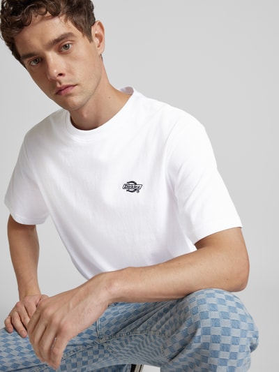 Dickies T-Shirt mit Label-Stitching Modell 'SUMMERDALE' Weiss 3