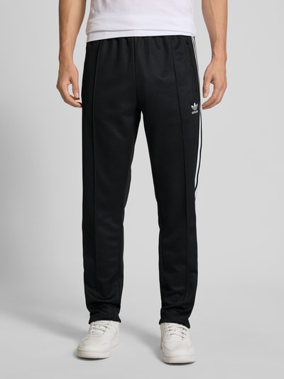 adidas Originals Trainingshose mit Längsnähten und elastischem Bund Black 4