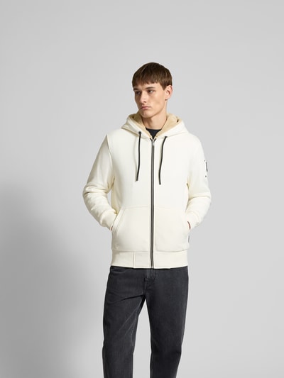 Moose Knuckles Sweatjacke mit Kapuze Offwhite 4