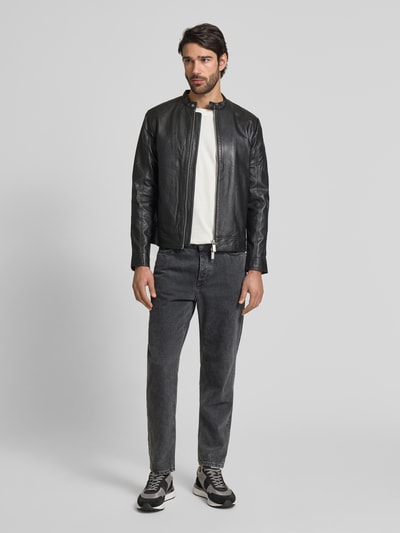 SELECTED HOMME Jacke mit Maokragen Modell 'ARCHIVE' Black 1