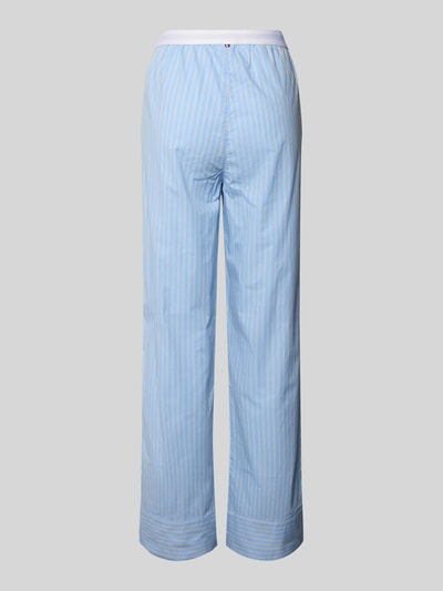 TOMMY HILFIGER Regular fit pyjamabroek van pure scheerwol Lichtblauw - 3