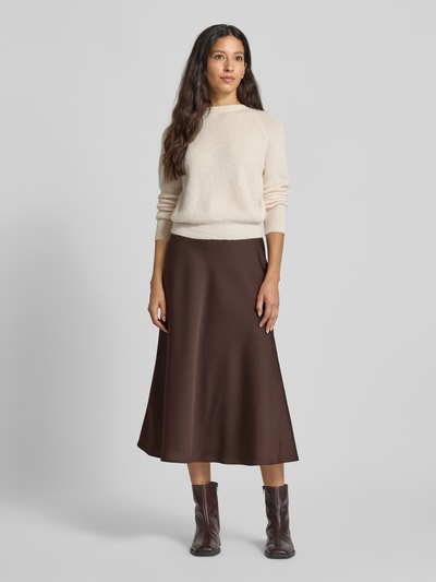 JOOP! Spódnica midi z zamkiem błyskawicznym model ‘SOPHIE’ Ciemnobrązowy 1