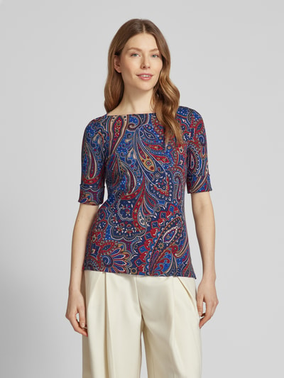 Lauren Ralph Lauren T-Shirt mit 3/4-Arm Blau 4