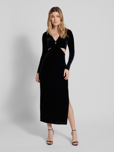 Jake*s Cocktail Cocktailkleid mit V-Ausschnitt Black 1