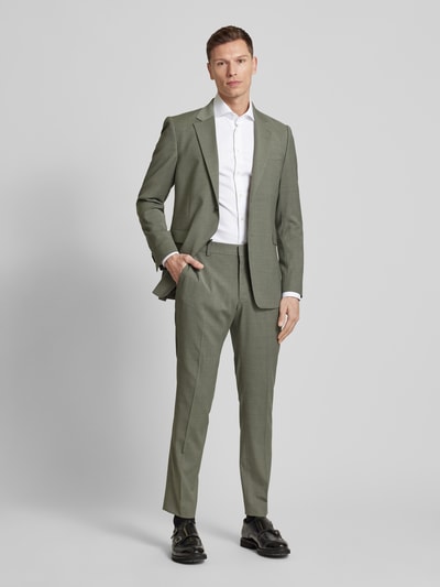 Profuomo Slim fit zakelijk overhemd met haaikraag Wit - 1