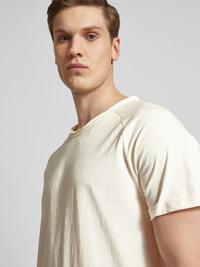 Redefined Rebel T-shirt met ronde hals, model 'KAS' Offwhite - 3