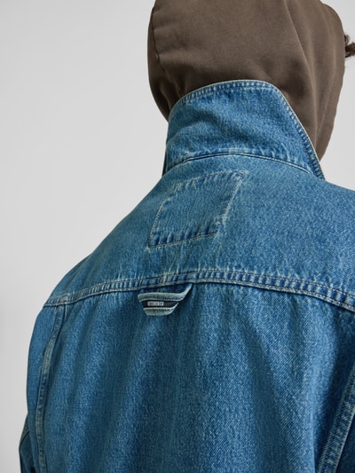 VETEMENTS Jeansjacke mit Reißverschluss Jeansblau 3