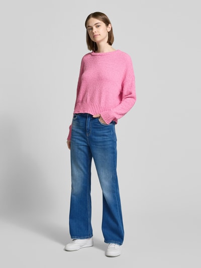 Goldgarn Cropped Flare Cut Jeans im 5-Pocket-Design Modell 'LUISENPARK' Blau 1