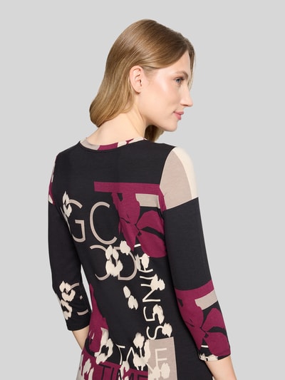 Betty Barclay Regular Fit Langarmshirt aus Viskose-Mix Bordeaux 6