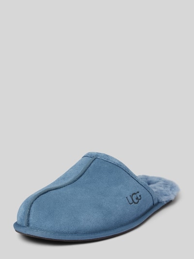 UGG Slippers met labelprint, model 'SCUFF' Lichtblauw - 1